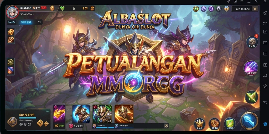Tampilan gameplay menarik dalam dunia MMORPG ALBASLOT.