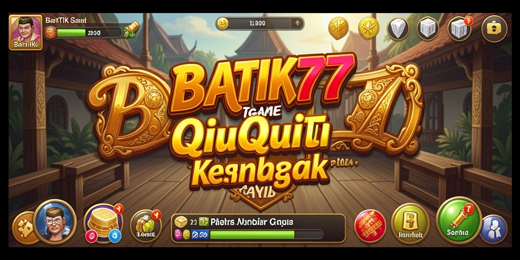 Screenshot dari gameplay QiuQiu yang seru di BATIK77.