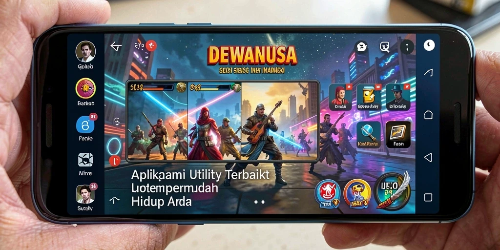 Tampilan utama DEWANUSA dengan fitur Utility yang menarik