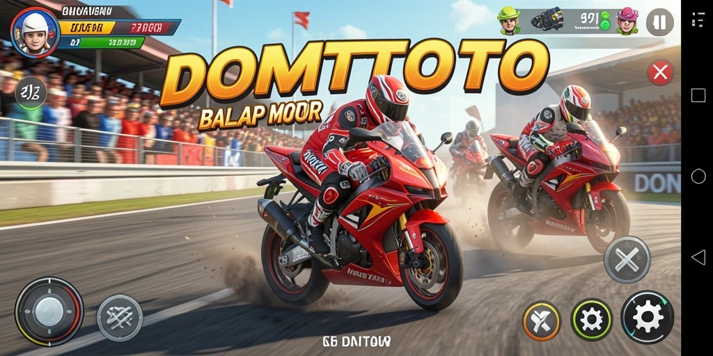 Pengalaman balapan seru di DOMTOTO dengan kecepatan tinggi.