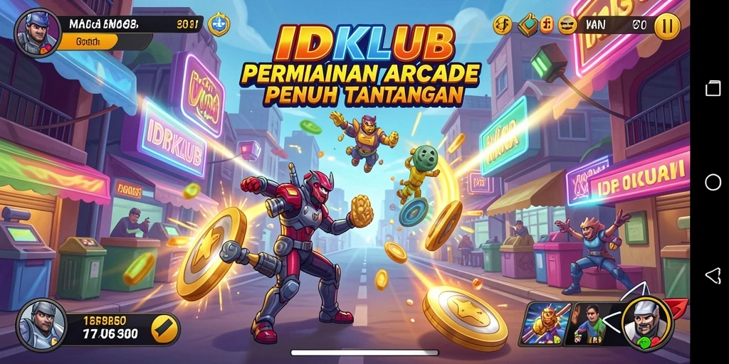Tampilan gameplay seru dan menantang dari IDKLUB.