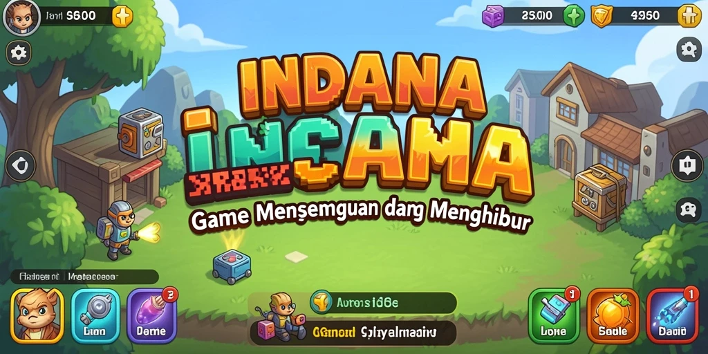 Tampilan gameplay INDAAA yang menarik dan inovatif.