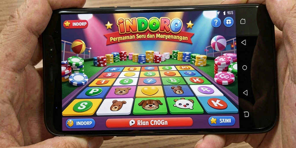 Tampilan gameplay bingo yang mengasyikkan dan menarik.