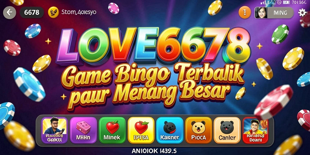 Screenshot menampilkan gameplay seru dari permainan Bingo LOVE678.