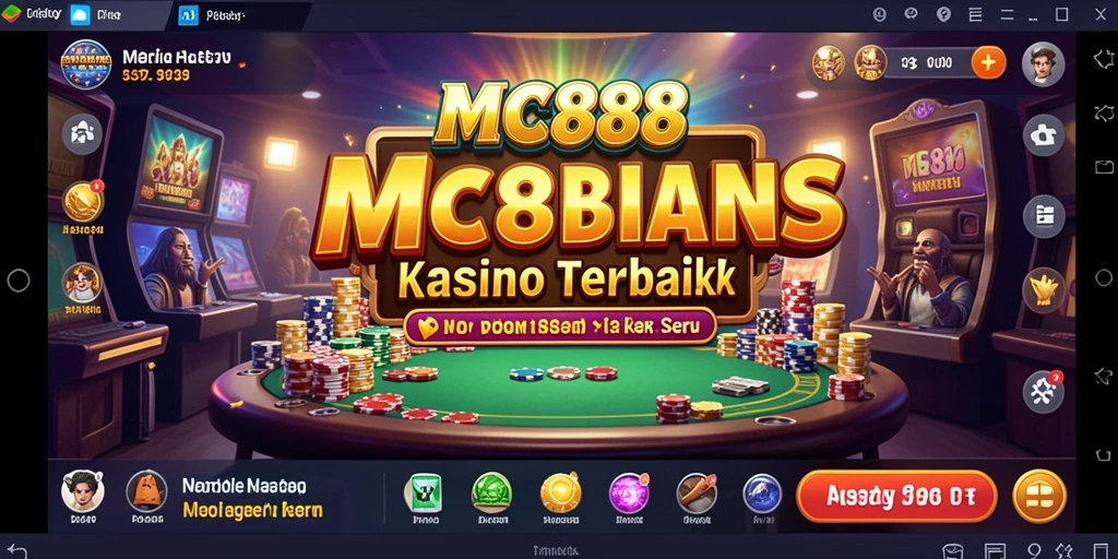 Tampilan gameplay seru MC888 dalam permainan Kasino.