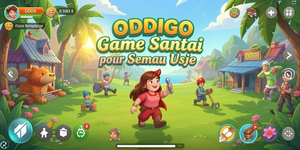 Screenshot ODDIGO menampilkan keseruan gameplay yang penuh warna.