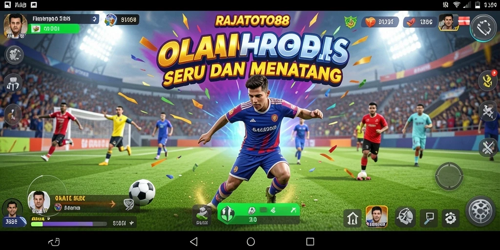 Tangkapan layar dari gameplay RAJATOTO88 yang menampilkan aksi olahraga yang mendebarkan.