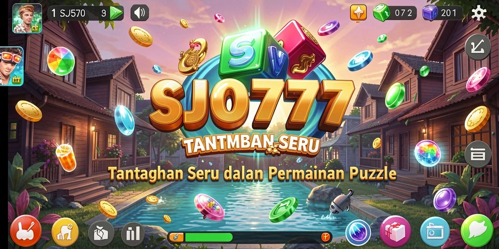 Tampilan gameplay seru di SJO777 dengan beragam tantangan Puzzle.