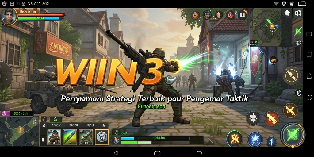 Tampilan gameplay menarik dengan mekanik strategi yang mendalam.